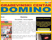 Tablet Screenshot of dominosrbija.com